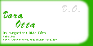 dora otta business card